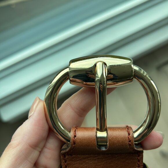 Gucci Brown Guccissima Leather Wide Buckle Belt 90CM - Picture 10 of 10